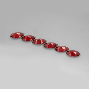 Granato almandino naturale rosso da  ct, marchesa, VVS-VS