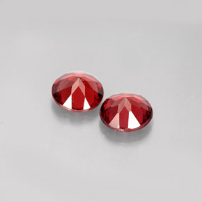 Granato almandino naturale rosso da  ct, taglio rotondo, VS