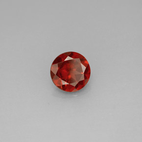 Granato Almandino Rosso naturale da 0.98 ct, Taglio rotondo, VS