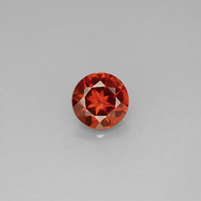 Granato almandino naturale rosso da 0,99 ct, taglio rotondo, VS