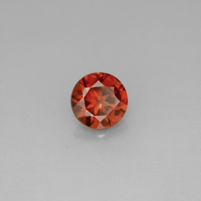 Granato almandino naturale rosso da 0,99 ct, taglio rotondo, VS