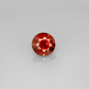 Granato Almandino Rosso naturale da 1.12 ct, Taglio rotondo, VS