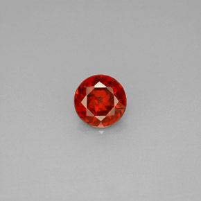 Granato Almandino Rosso naturale da 0.98 ct, Taglio rotondo, VS
