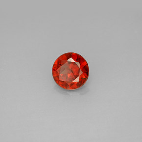 Granato Almandino Rosso naturale da 0.98 ct, Taglio rotondo, VS