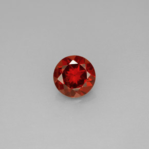 Granato almandino naturale rosso da 0,96 ct, taglio rotondo, VS