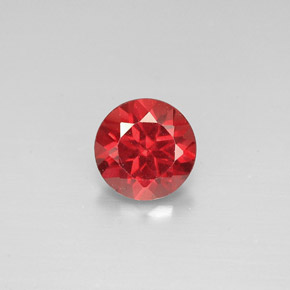 Granato Almandino Rosso naturale da 1.03 ct, Taglio rotondo, VS