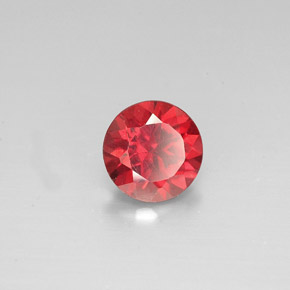 Granato Almandino Rosso naturale da 1.03 ct, Taglio rotondo, VS