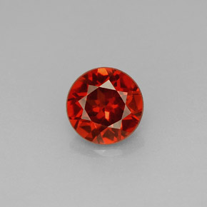 Granato Almandino Rosso naturale da 1.04 ct, Taglio rotondo, VS