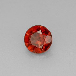 Granato Almandino Rosso naturale da 1.04 ct, Taglio rotondo, VS