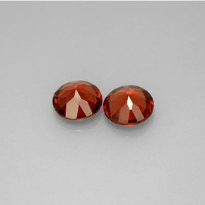 Gemme di Granato Almandino Rosso naturale da  ct, Taglio rotondo, VS