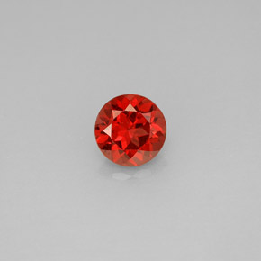 Granato Almandino Rosso naturale da 0.96 ct, Taglio rotondo, VS