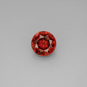 Granato Almandino Rosso naturale da 1.05 ct, Taglio rotondo, VS