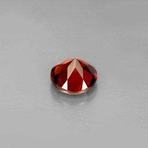 Granato almandino rosso naturale da 1,57 ct, taglio rotondo, VVS-VS