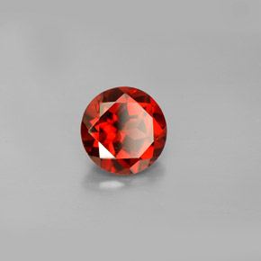 Granato almandino rosso naturale da 1,57 ct, taglio rotondo, VS