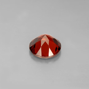 Granato Almandino Rosso naturale da 1.49 ct, Taglio rotondo, VVS-VS