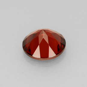 Granato almandino naturale rosso da 1,47 ct, taglio rotondo, VVS-VS