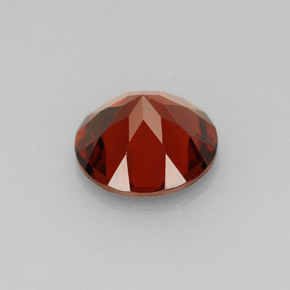 Granato Almandino Rosso naturale da 1.33 ct, Taglio rotondo, VVS-VS