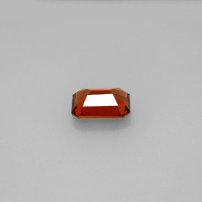 Granato almandino naturale rosso da 1,05 ct, taglio smeraldo, VS