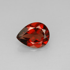 Granato Almandino Rosso naturale da 1.82 ct, Forma a pera, VS