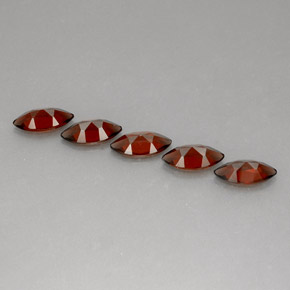 Gemme di Granato Almandino Rosso naturale da  ct, Taglio marquise, VS