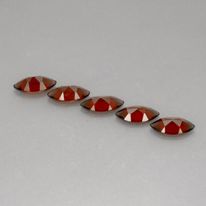 Gemme di Granato Almandino Rosso naturale da  ct, Taglio marquise, VS