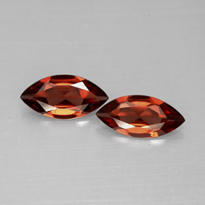 Granato almandino naturale rosso da  ct, marchesa, VVS-VS