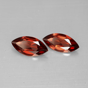 Granato almandino naturale rosso da  ct, marchesa, VVS-VS