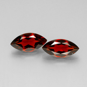 Granato almandino naturale rosso da  ct, marchesa, VS