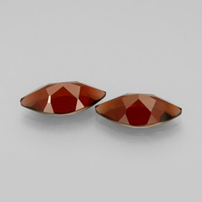 Gemme di Granato Almandino Rosso scuro naturale da  ct, Taglio marquise, VS