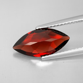 Granato Almandino Rosso scuro naturale da 2.78 ct, Taglio marquise, VS