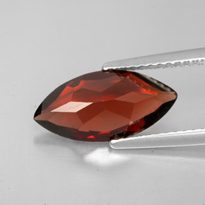 Granato Almandino Rosso scuro naturale da 2.69 ct, Taglio marquise, VS