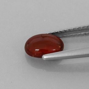 Granato Almandino Rosso naturale da 1.27 ct, Trasparente, Trasparente/Traslucido