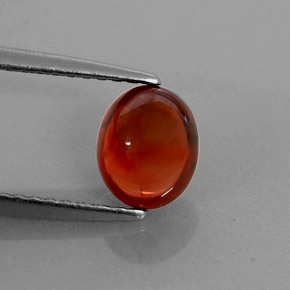 Granato almandino naturale rosso da 1,49 ct, trasparente, trasparente/traslucido