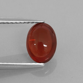 Granato Almandino Rosso naturale da 1.82 ct, Trasparente, Trasparente/Traslucido