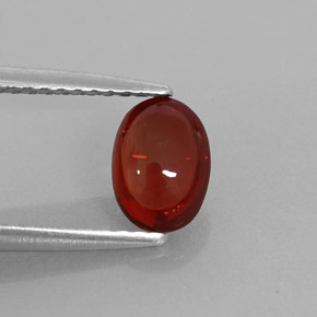 Granato almandino rosso naturale da 1,15 ct, trasparente, trasparente/traslucido