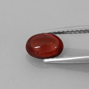 Granato almandino rosso naturale da 1,15 ct, trasparente, trasparente/traslucido