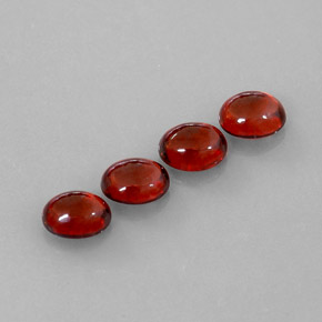 Granato almandino naturale rosso da  ct, trasparente, trasparente/traslucido