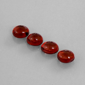 Granato almandino naturale rosso da  ct, trasparente, trasparente/traslucido