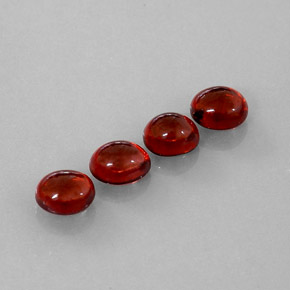 Granato almandino naturale rosso da  ct, trasparente, trasparente/traslucido