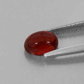 Granato almandino naturale rosso da 1,28 ct, trasparente, trasparente/traslucido