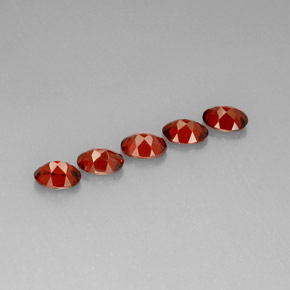 Gemme di Granato Almandino Rosso naturale da  ct, Taglio ovale, VS