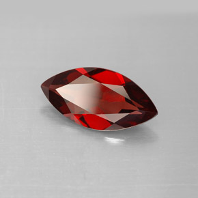 Granato almandino naturale rosso da 2,73 ct, marchesa, VVS-VS