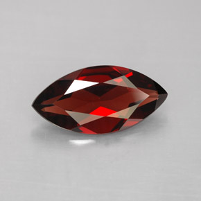 Granato Almandino Rosso scuro naturale da 2.84 ct, Taglio marquise, VS