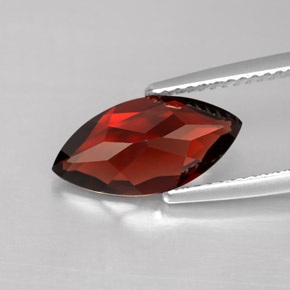 Granato Almandino Rosso scuro naturale da 2.84 ct, Taglio marquise, VS