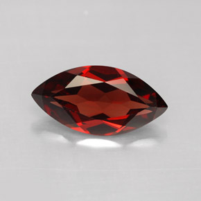 Granato Almandino Rosso naturale da 2.87 ct, Taglio marquise, VS