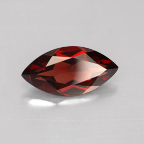 Granato Almandino Rosso naturale da 2.87 ct, Taglio marquise, VS