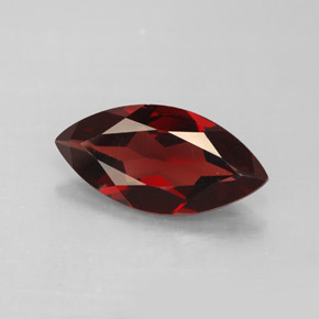 Granato Almandino Rosso scuro naturale da 2.66 ct, Taglio marquise, VS