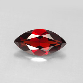 Granato Almandino Rosso scuro naturale da 3.04 ct, Taglio marquise, VS