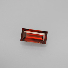 Granato Almandino Rosso scuro naturale da 1.05 ct, Taglio a baguette, VS