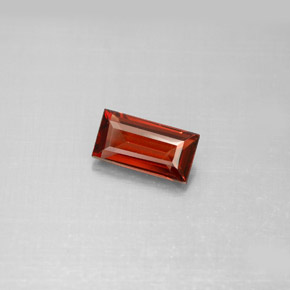 Granato almandino naturale rosso da 1,10 ct, baguette, VS